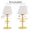 Modern Bar Stools Set Of 2, Adjustable Counter Height Bar Stools With Back For Kitchen & Bar-835065327