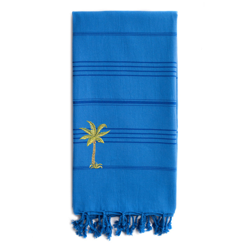 Serviette de plage Summer Fun Breezy Pestemal, Bleu royal