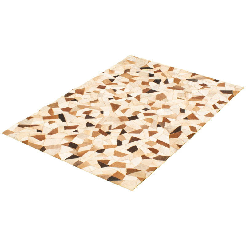 Belva Cowhide Geometric Indoor Rug