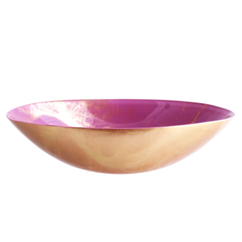 Bol de service de petite taille ovale 24 oz Olinda, Rosé