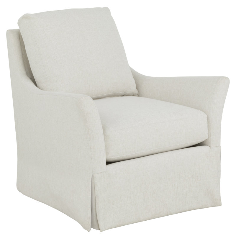 Fauteuil lounge à accoudoirs évasés, 4834 - blanc