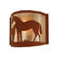 Mare & Foal 1 - Light Flush Mounted Sconce