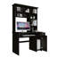 Compu 180 Hutch Desk With Multiple Shelves, Keyboard Tray, CPU Panel, And One Drawer - For Organized Workspaces-729348973