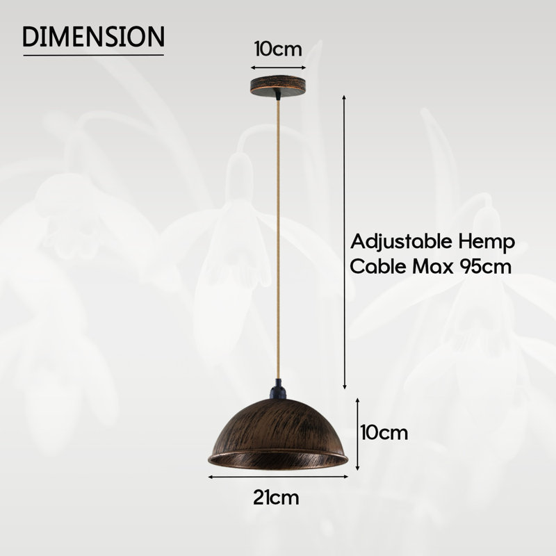Brittaney - Light Pendant, Brushed Copper, No