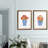 " Sweet Peonies I " by Vincent Van Gogh 2 - Pieces-1281200086-1281200080-1234662793