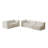 Canapé modulaire moderne en L modulaire, ensemble de canapé de plancher de luxe-108843231