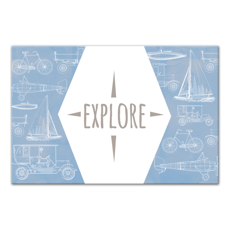Art sur toile, "garçons explore Buckner, H 12 po x l 18 po x P 1,25 po
