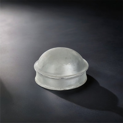 Capuchon de poteau rond dôme extérieur argenté 2-3 / 8 ", capuchon de poteau de raccordement pour tuyau de diamètre extérieur 2-3 / 8", pièces de clôture de maillon de chaîne, quincaillerie, accessoires pour clôture de maillon de chaîne, simple