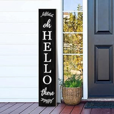 Panneau de bienvenue Welcome Hello