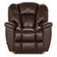 Fauteuil inclinable berçant en cuir Maverick-108531532-128717751