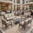 5-Piece Metal Patio Furniture Set-1819452042