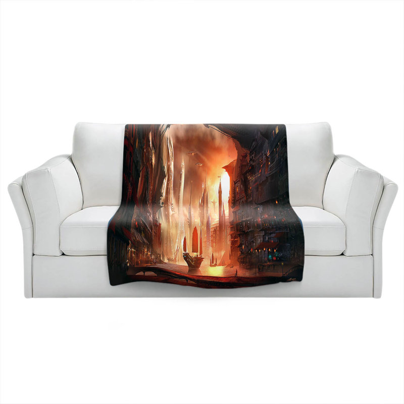  Couverture douce en sherpa, 51 po x 60 po
