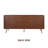 Sideboard Drawers Buffet Cabinet with Groove Design and Metal Legs, Storage Cabinet for Living Room, Dining Room, and Entryway, Effortless Assembly-440008648-453386501