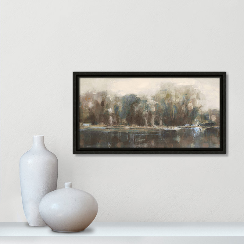 «Daily Reflections I - Landscape Version Print» par Carol Robinson, Espresso, H 9,5 po x l 17,5 po