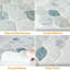 Carreau de mosaïque pelez et collez en PVC 30 po x 228 po