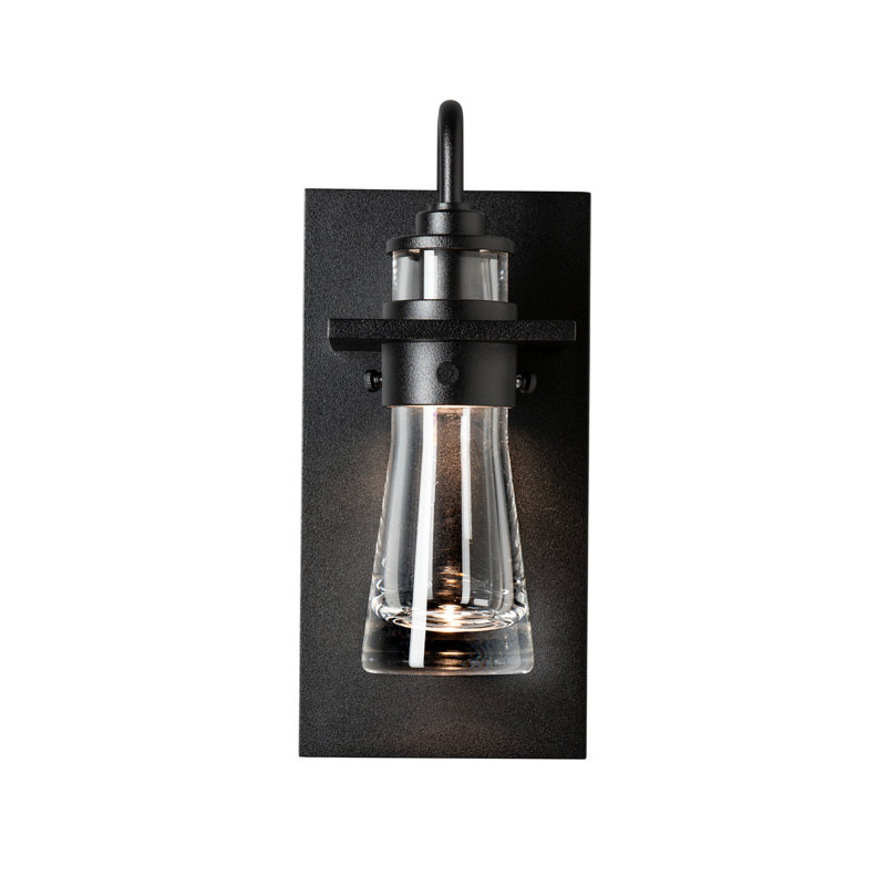 Erlenmeyer Outdoor Sconce, Coastal Black, 11.2" H x 5" W x 4.7" D