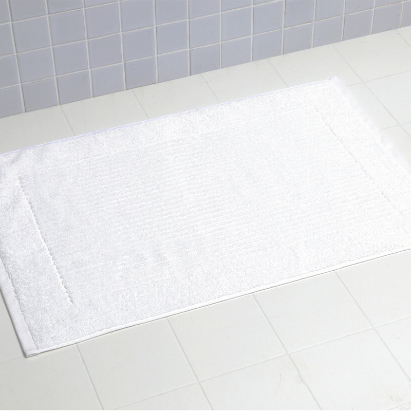 Madely Bath Rug, White