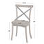 Chaise d'appoint en bois massif Cramlington-112163657
