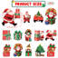 Piquets de Noël en plastique 14 pi