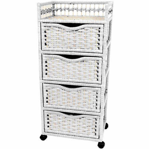 Bay Isle Home Chasity 4 Drawer Storage Drawer & Reviews | Wayfair