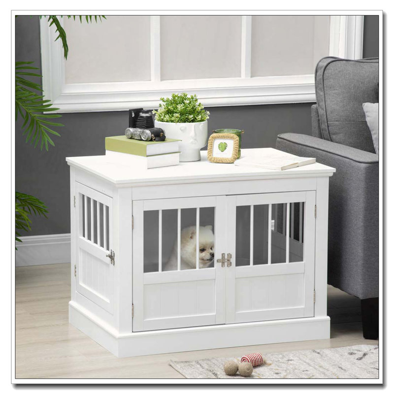 Table de bout en bois pour chien