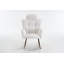 Chaise berçante en tissu avec dossier haut Teddy