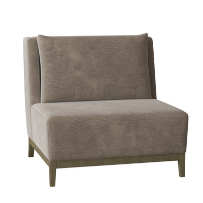 Barton 35"" Wide Polyester Down Cushion Slipper Chair -  Duralee, WPG30-645.36300-36.Weathered Grey