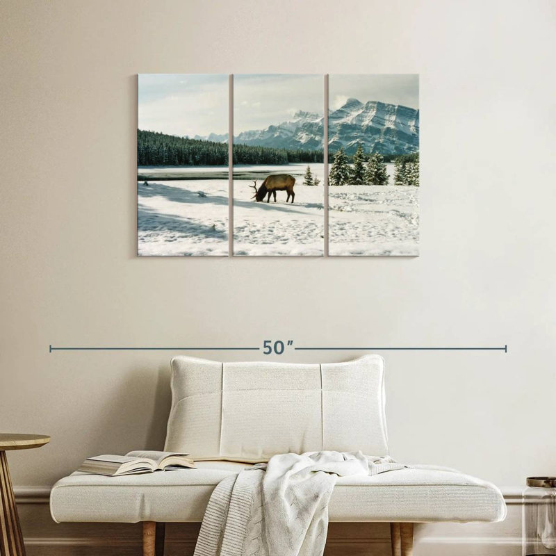 Brampt Banff Bull Elk, 24" H x 38" W
