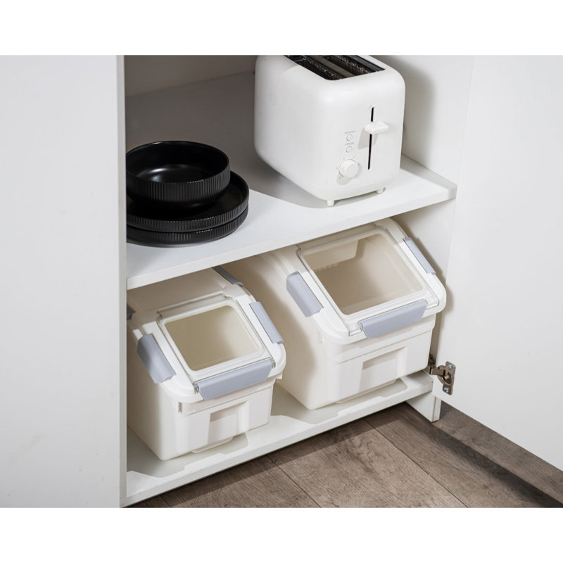 Prep and Savour 845 Oz. Bulk Food Storage Container, 2, 338 oz.