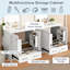 Ensemble de meuble-lavabo moderne 60 ", meuble-lavabo double séparé avec double lavabo en céramique (miroir non inclus)-731573757
