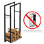 Atward 65cm W Metal Log Rack