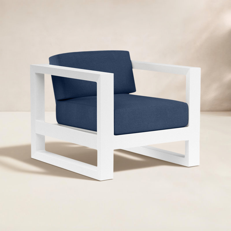 Outdoor Armchair, Spectrum Indigo Sunbrella®