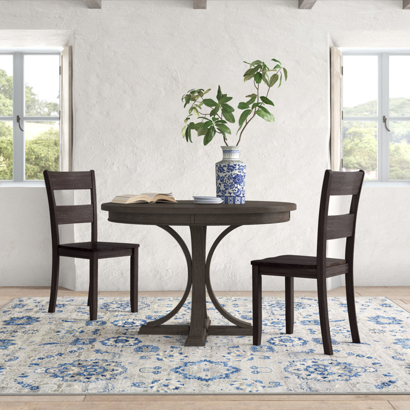 Haldeman 18'' H Acacia Solid Wood Side Chair