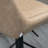 Swivel Upholstered Adjustable Height Counter Stool with Metal Frame-1343206098