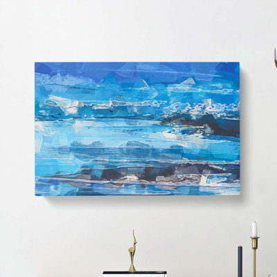 Close Your Eyes In Abstract - Wrapped Canvas Painting