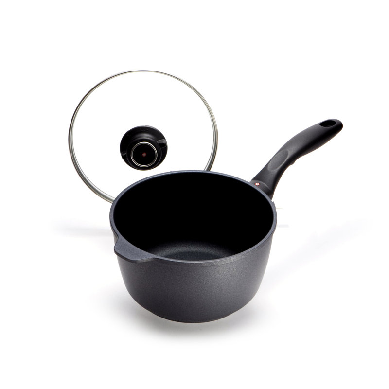 Non Stick Aluminum Sauce Pan with Lid, 2.2 Qt.