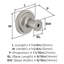Faraday 1-1/4 inch (32mm) Diameter Cabinet Knob-111952427