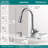 Peerless Apex Pull Down Kitchen Faucet with and with Soap Dispenser-35980857