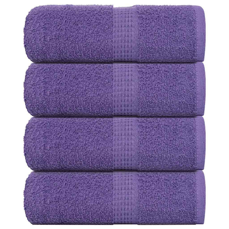 Selisa 100% Cotton Fingertip Towel, Purple