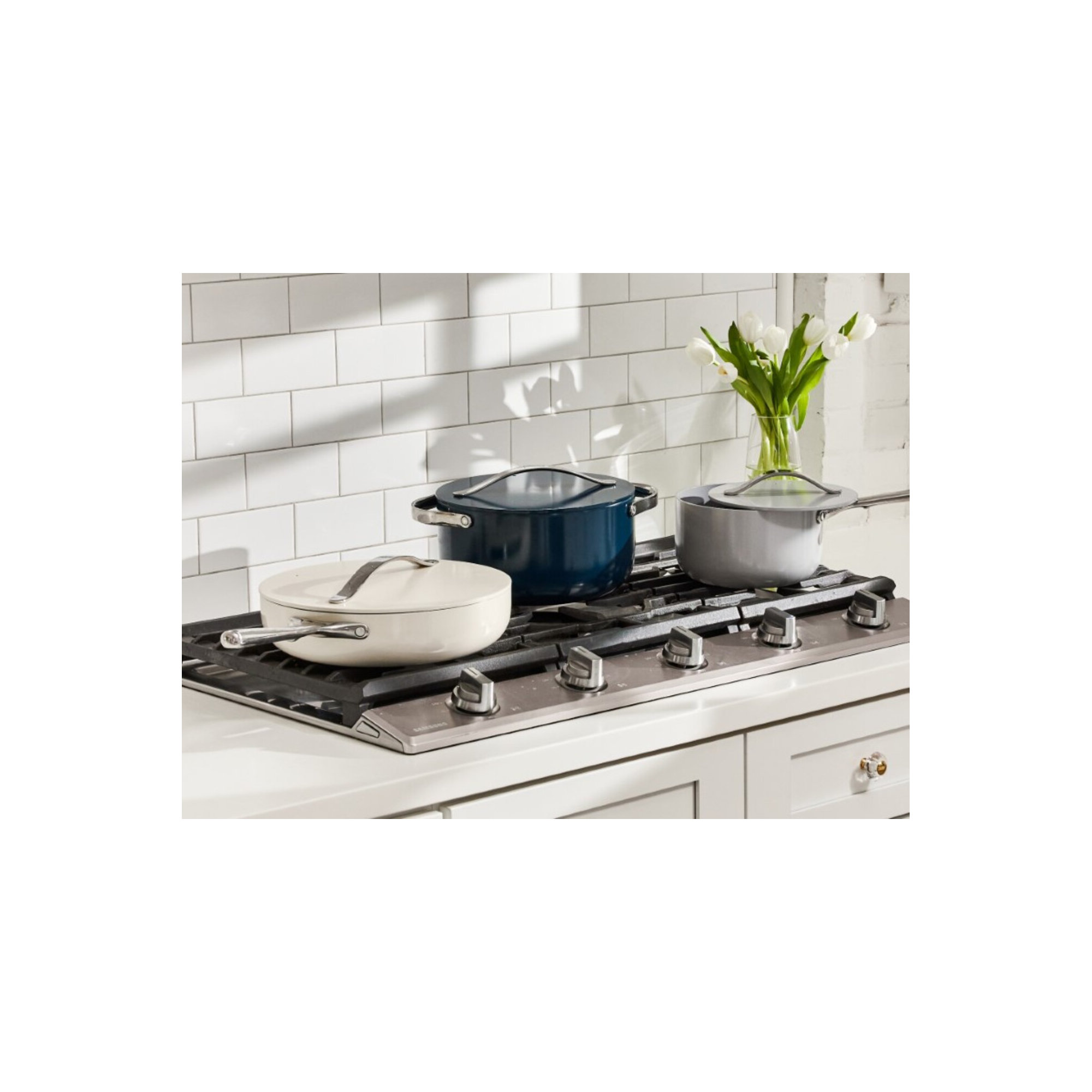 Caraway 6.5Qt Nonstick Ceramic Dutch Oven, Navy