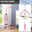 Barres de gymnastique extensibles, barres horizontales de gymnastique à hauteur réglable, bleu-63208998