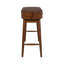 Bureau d'écriture Oblong Mid-Century 45 po, brun noyer-119603054