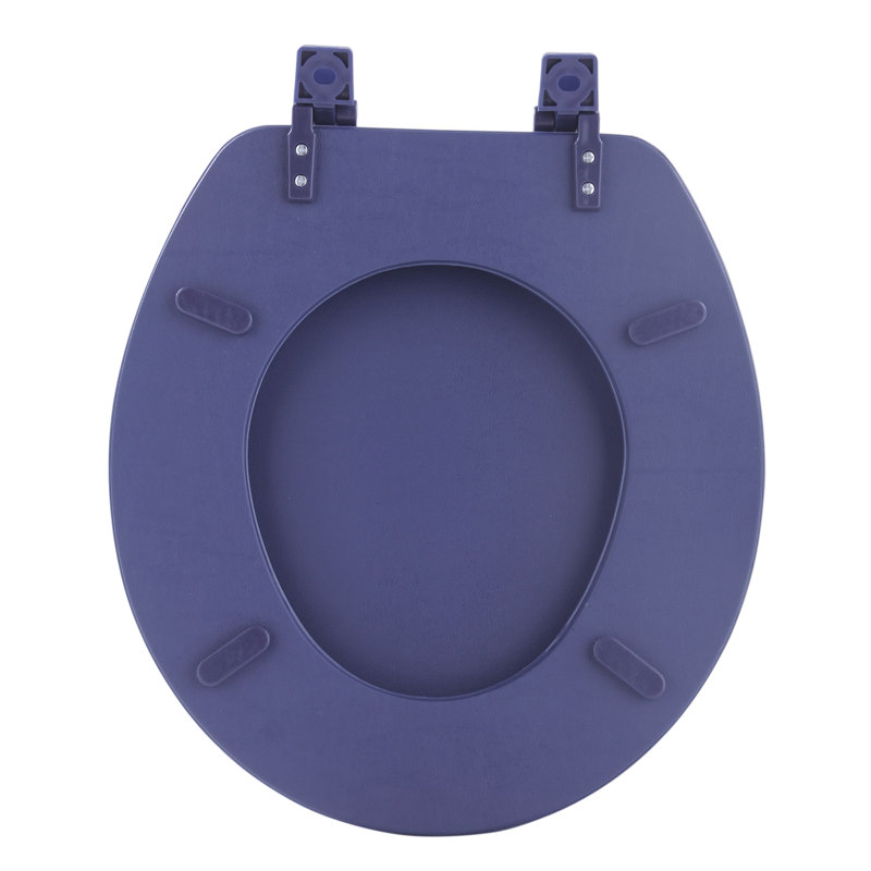 Siège de toilette rond Fantasia, Bleu marine