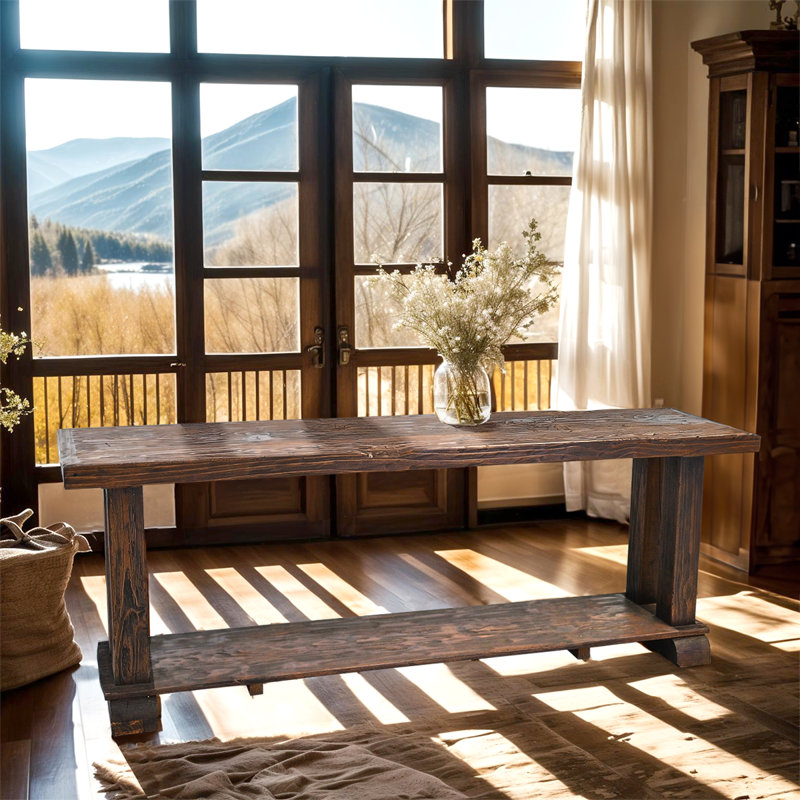 Console en bois récupéré