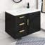 30'' Wall-Mounted Bathroom Cabinet Set With Ceramic Basin Sink, Soft-Close Doors & Drawer-2130451646