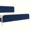 Base de lit plateforme avec tête de lit tapissier Tallulah, bleu marine-1698226209