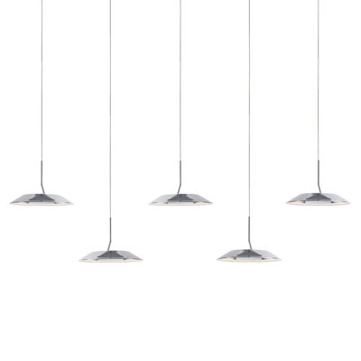 Luminaire suspendu en grappe 5 lumières Royyo