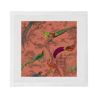 Pheasant Fall Sauvage Cotton Sateen Dinner Napkins