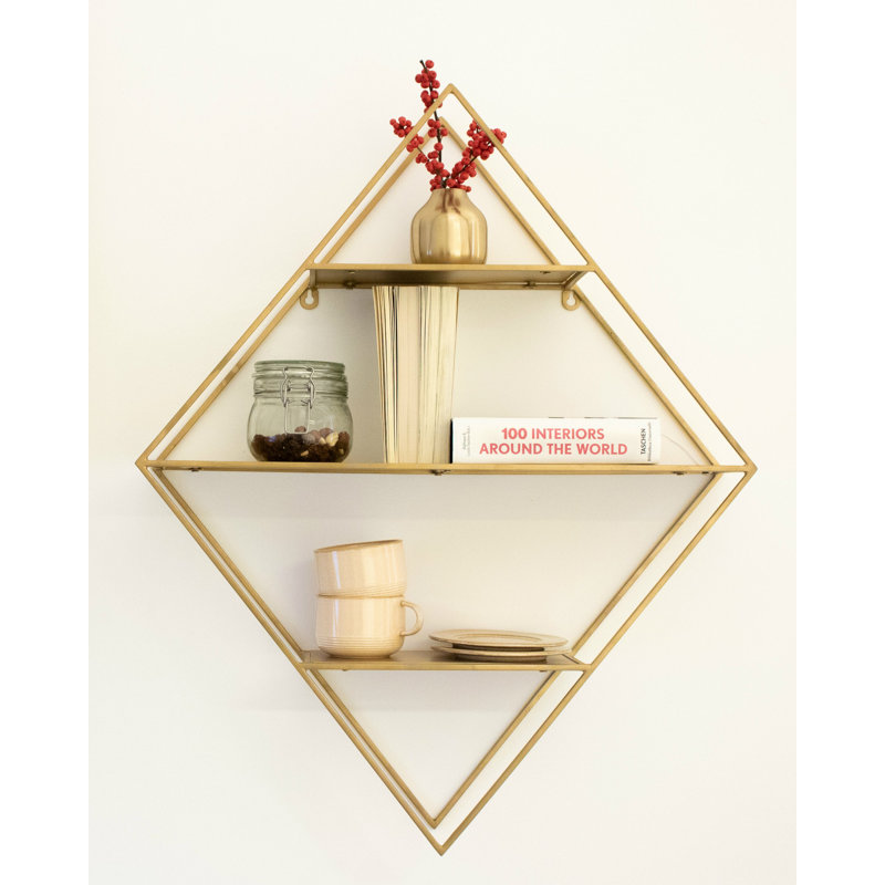 Elmas Diamond Metal Bracket Shelf