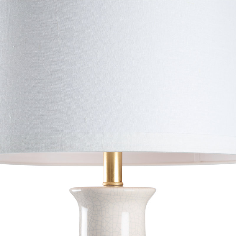 MarketPlace Table Lamp, Snow Glaze